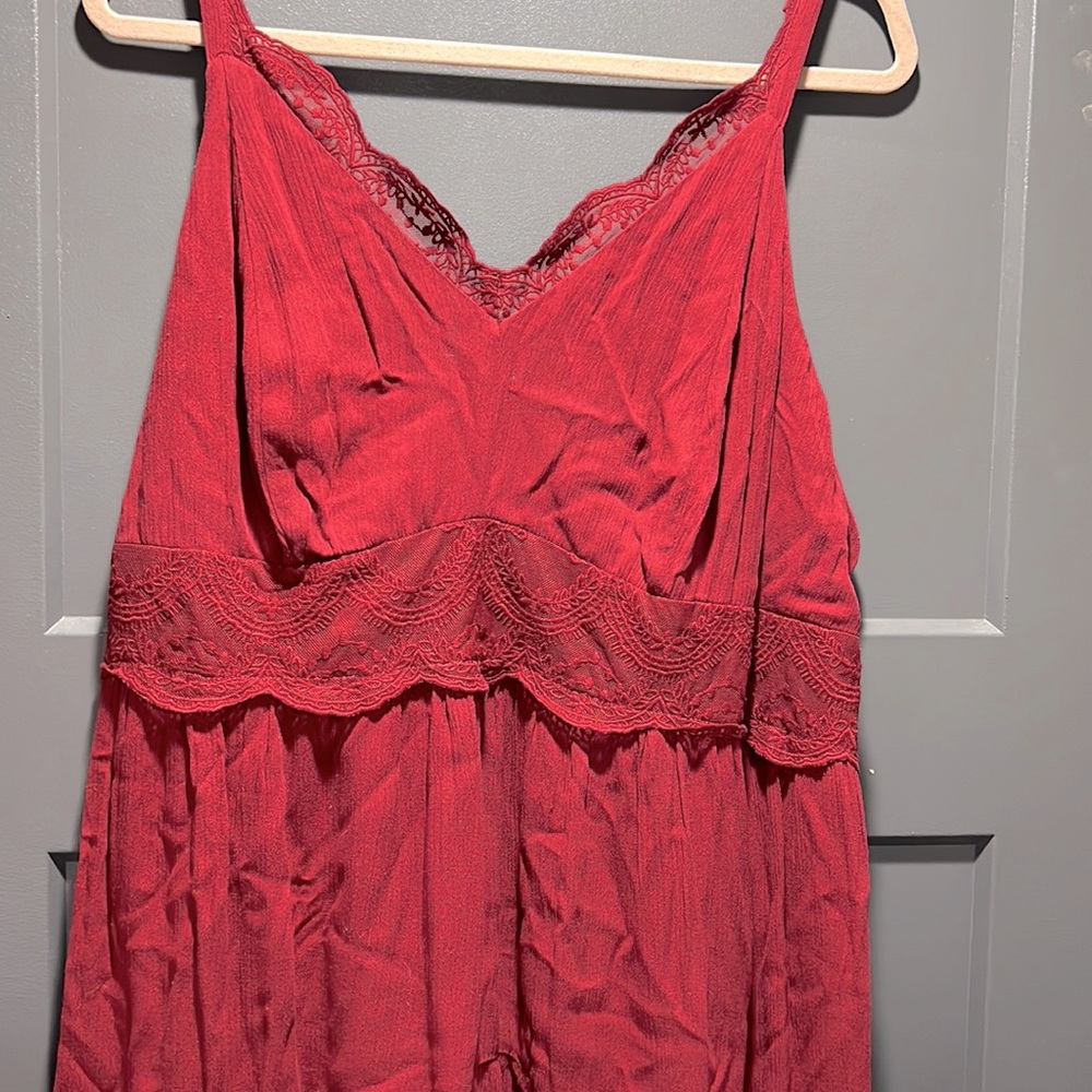 EUC Torrid Babydoll Lace Tank, Size 3